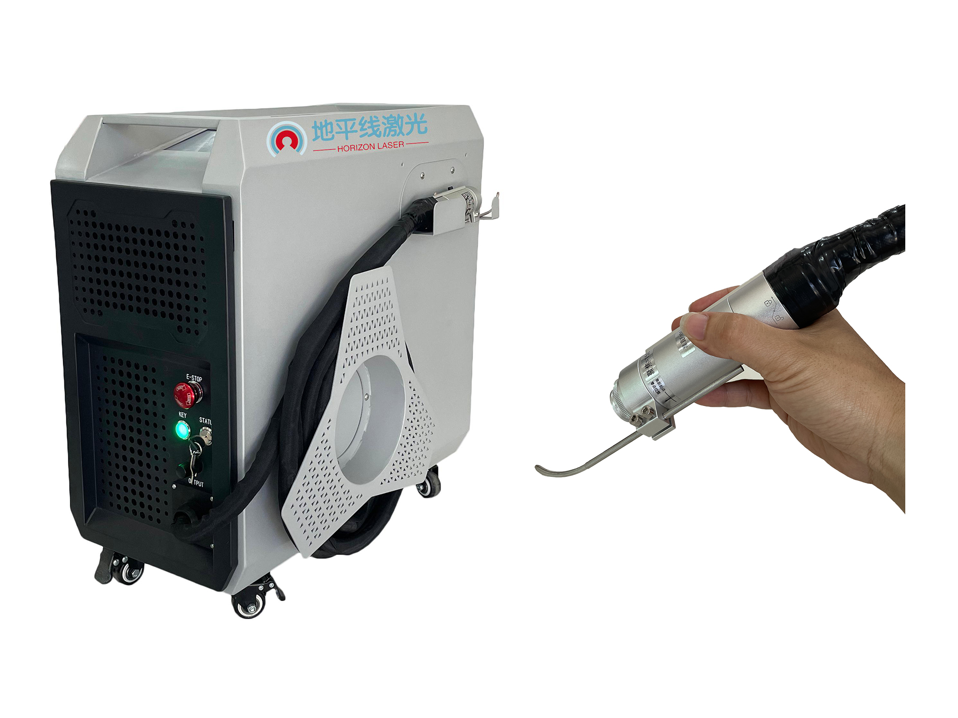 Handheld laser spot welding machine