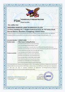FDA注册证明
